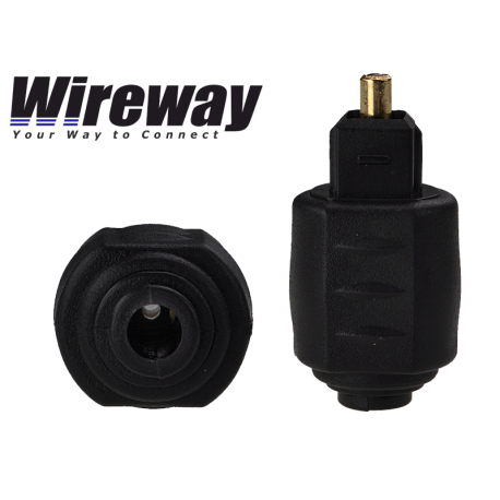 WIREWAY OPTICAL JACK TO TOSLINK ADAPTER