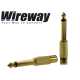 WIREWAY RCA TO JACK 6,3MM ADAPTER